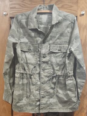 Green Camo Jacket From American Eagle Outfitters